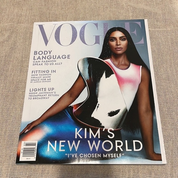 Vogue March 2022 Kim Kardashian Magazine Chanel Tiffany Louis Vuitton Fashion - Picture 1 of 9
